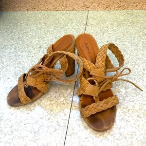 Anthropologie / Raphaella Booz block heel sandals